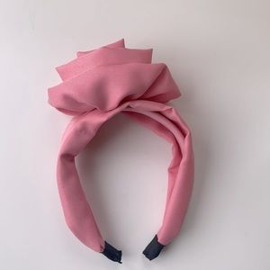 Pink rose head band 🌷